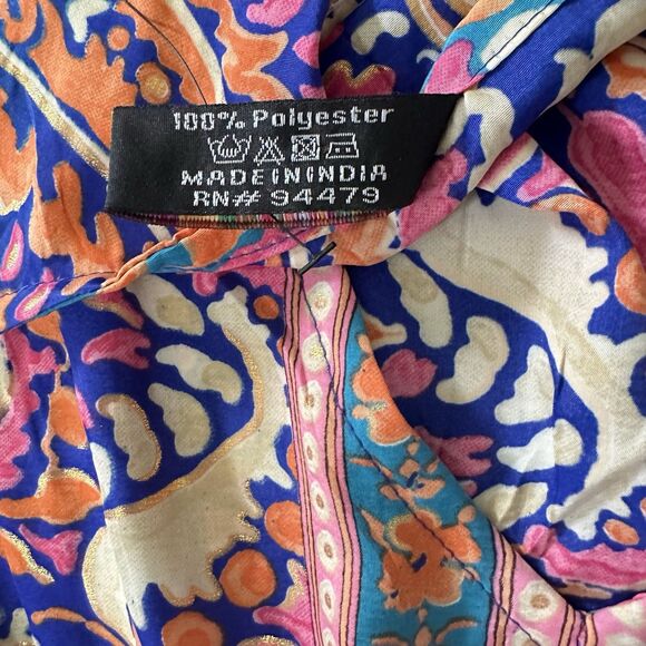 NWT Anthropologie Me 2 Magic Colorful Paisley Boho Maxi Dress M Festival Hippie - Picture 9 of 10